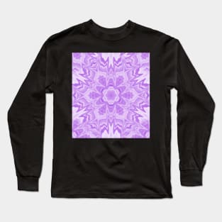 Glitched flowing ultra-violet kaleidoscope Long Sleeve T-Shirt